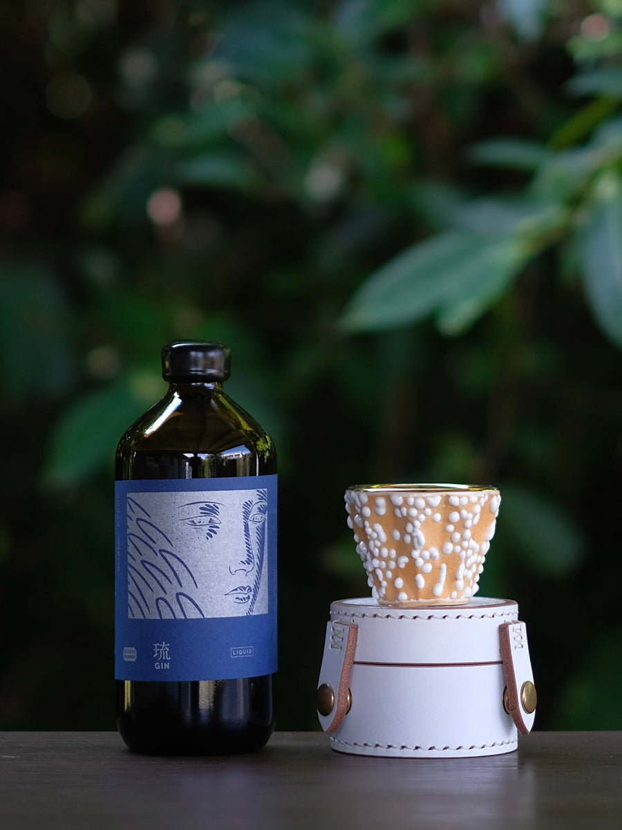 辰巳蒸留所 × 今村能章 / ALCHEMIAE 琉 New Moon GIN × S-presso Cup