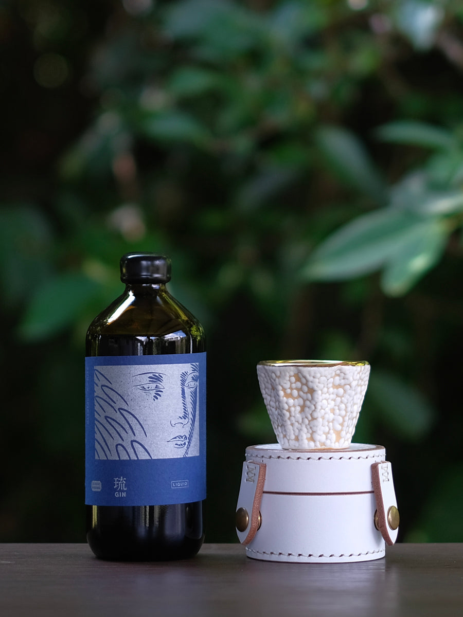 辰巳蒸留所 × 今村能章 / ALCHEMIAE 琉 New Moon GIN × S-presso Cup
